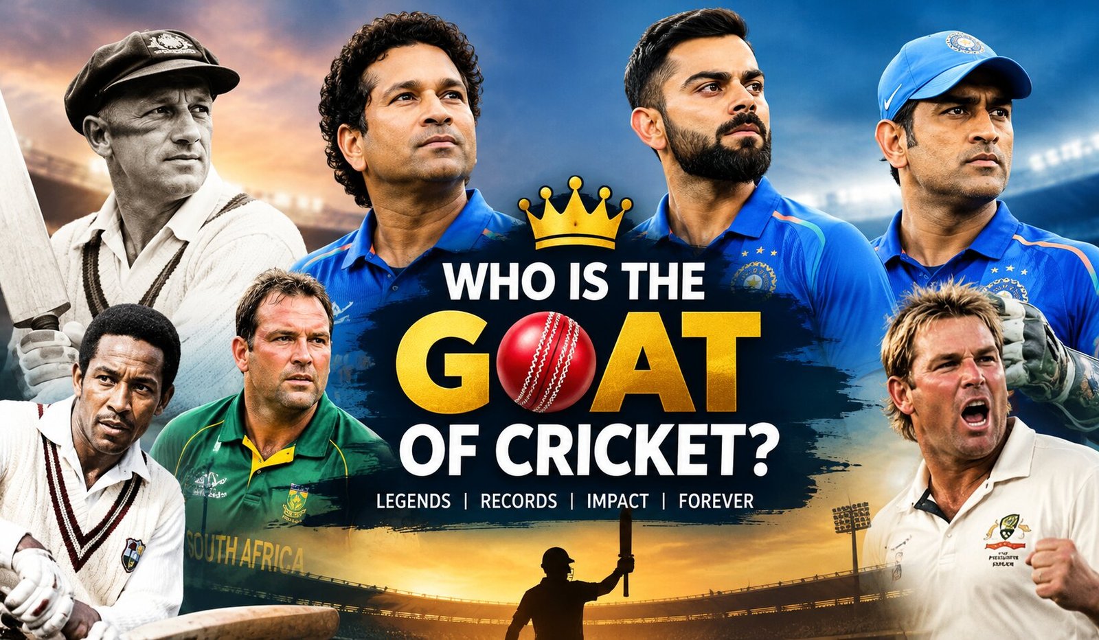 Who Is the GOAT of Cricket? The Greatest Cricketer of All Time